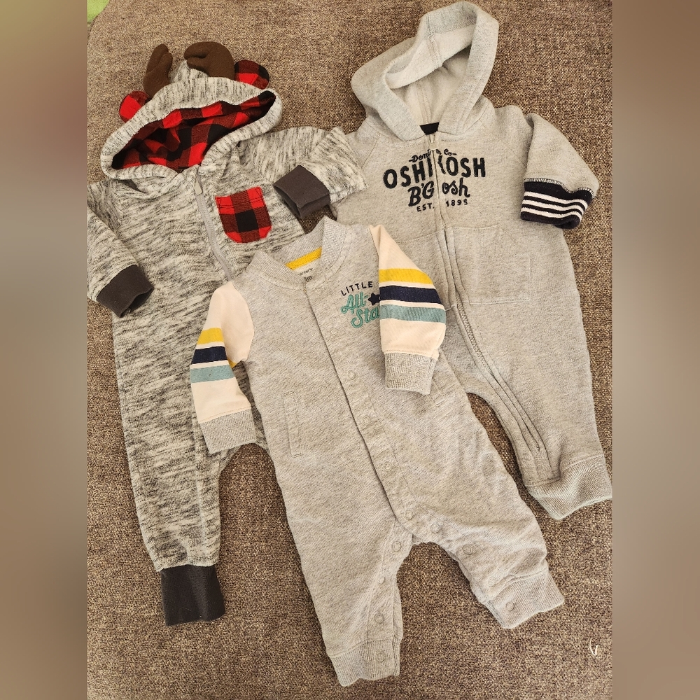 Baby Boy Outfits Size 3 & 3-6 Months